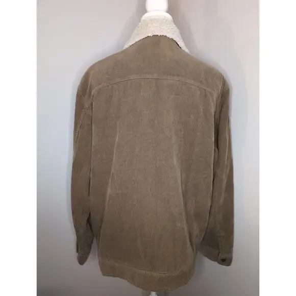 Tony Hawk Corduroy Sherpa Lined Trucker Jacket XL - Picture 4 of 10